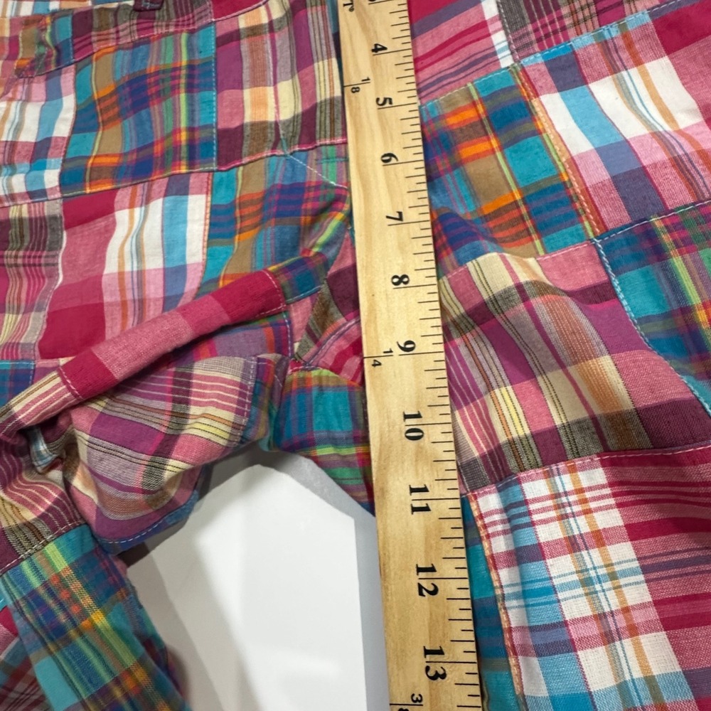 The English Sports Shop Bermuda Patchwork Plaid Cotton Shorts Womens 8 - Picture 6 of 11